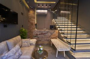 Area soggiorno di Gold's Pyramids Hotel