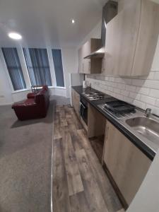 Küche/Küchenzeile in der Unterkunft Exclusive Self-contained flat in Middlesbrough