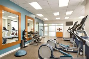 Fitness centrum a/nebo fitness zařízení v ubytování Embassy Suites Boston at Logan Airport