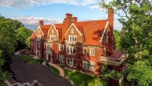 an aerial view of a large red brick building at Holiday Inn & Suites Duluth-Downtown, an IHG Hotel in Duluth