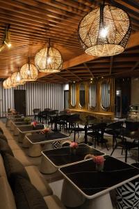 Posezení v ubytování Adelina Hotel and Suites