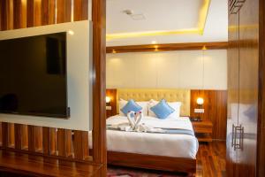Кровать или кровати в номере Hotel Dreams Connect GRB 2