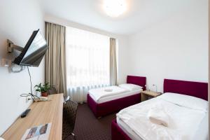 TV a/nebo společenská místnost v ubytování Mini Hotel Akord