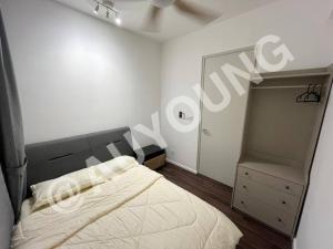 Katil atau katil-katil dalam bilik di Geo Bukit Rimau Apartment
