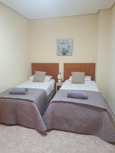 Cama o camas de una habitación en Torrevieja town apartment TV003