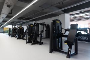 Fitness centrum a/nebo fitness zařízení v ubytování INVENTIST Hotel Sports Academy Istanbul