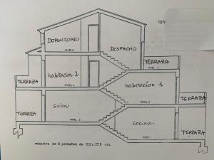 Κάτοψη του BEGUR, maison 3 chambres La Creu 22, vue sur mer