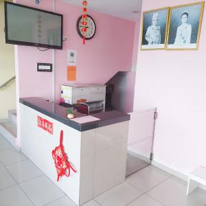 Kuchyň nebo kuchyňský kout v ubytování Hotel Lean Fatt