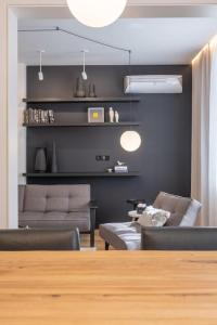 Χώρος καθιστικού στο Top-Notch location, an Exceptionally Stylish flat