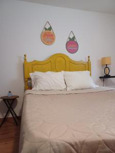 Postel nebo postele na pokoji v ubytování Casa Familiar Boa Fé