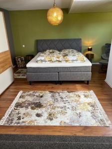 Postel nebo postele na pokoji v ubytování fichtel.flat