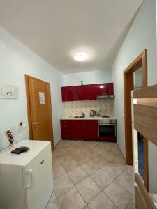 Kuchyň nebo kuchyňský kout v ubytování Apartments Palinić