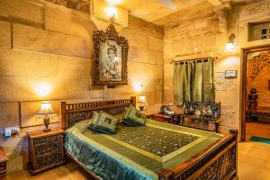 Posezení v ubytování Hotel Garh Jaisal Haveli