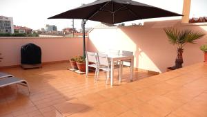 A balcony or terrace at Atico duplex en Malgrat de Mar