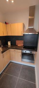 Kuchyň nebo kuchyňský kout v ubytování Centrum luxe appartement Ost 2 plus 2