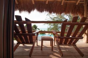 Balkón nebo terasa v ubytování My Blue Hotel Holbox
