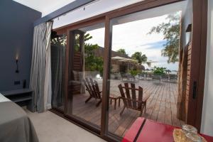 Balkón nebo terasa v ubytování My Blue Hotel Holbox