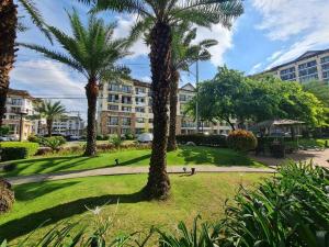Zahrada ubytování Cebu One Oasis Fully Furnished Studio with balcony