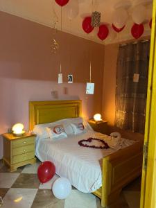 Postel nebo postele na pokoji v ubytování Appartement Mus saidia 1