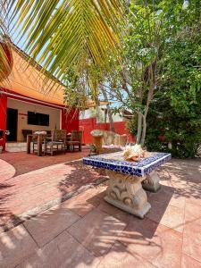Patio o area all'aperto di Woodstock Palmresort Curaçao