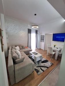 Khu vực ghế ngồi tại Apricus Apartman Vrnjačka banja