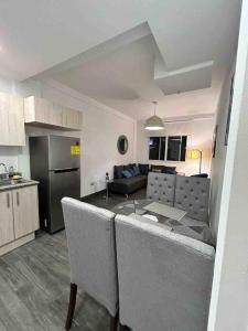 Η κουζίνα ή μικρή κουζίνα στο Great Apartment with Private Terrace near Centro Cívico
