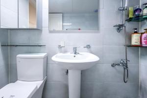 A bathroom at A Four Leaf Clover House