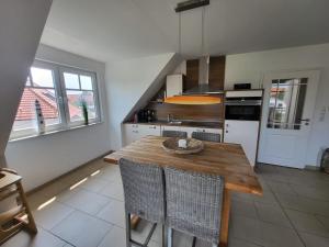 Dapur atau dapur kecil di Wohnung Grachtenidyll OG +4 gambar