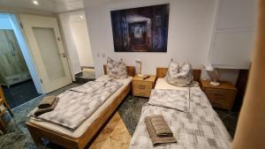 Ein Bett oder Betten in einem Zimmer der Unterkunft Handwerkerwohnung-Monteurunterkunft