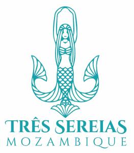 une illustration vectorielle d'une sirène d'arbre avec les mots «sérénité des arbres» dans l'établissement Três Sereias - 3 Mermaids, à Govuro
