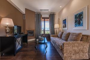 Posezení v ubytování Nymfasia Resort