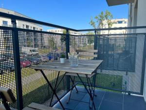 Balkon lub taras w obiekcie Harmonia Apartments