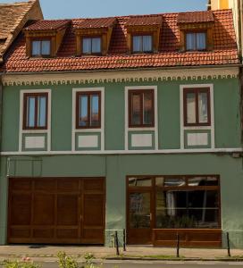 Bygningen som pensionatet ligger i