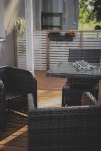 MaxiMar Apartment With Sauna的休息区