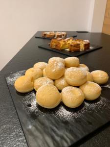 a bunch of buns sitting on a table at Hotel Chalet Alaska in Pozza di Fassa