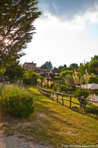 En have udenfor Agriturismo Poggio Paradiso