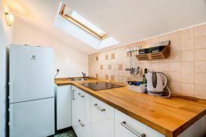 Kuchyňa alebo kuchynka v ubytovaní Apartmani Utmar Cres