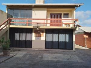 Balkón nebo terasa v ubytování Apt com vista para o mar