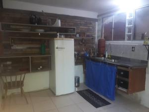 Küche/Küchenzeile in der Unterkunft Casa dos corais