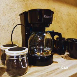 Kafijas/tējas pagatavošanas iespēja naktsmītnē Ixak Cabañas