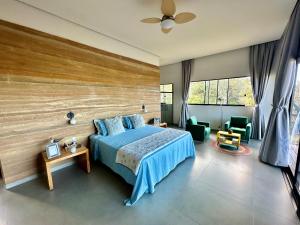 Ένα ή περισσότερα κρεβάτια σε δωμάτιο στο Casa Capim Limão +72 φωτογραφίες
