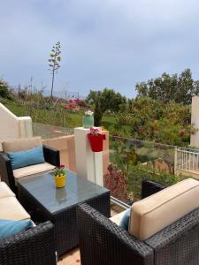 Μπαλκόνι ή βεράντα στο Appartement vue sur mer