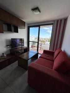 Χώρος καθιστικού στο Departamento con cochera en Barrio Candioti