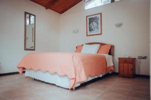 מיטה או מיטות בחדר ב-Hotel Entre Rios - Salamanca, Chile