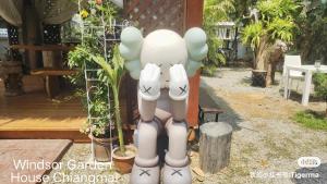 Zahrada ubytování Windsor Garden House Chiangmai