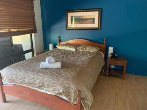 Llit o llits en una habitació de Rural Hideaway - Yallingup