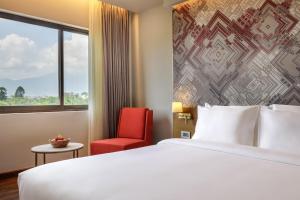 Dusit Princess Kathmandu客房内的一张或多张床位