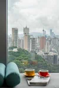 澳门景观或在酒店看到的城市景观