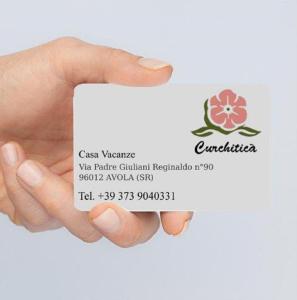 Certifikát, ocenenie alebo iný dokument vystavený v ubytovaní Curchiticà