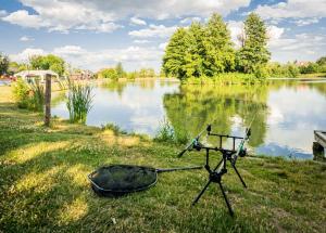 Fotografie z fotogalerie ubytování Rybník Plovoucí Sauna Glamping v destinaci Mladeč